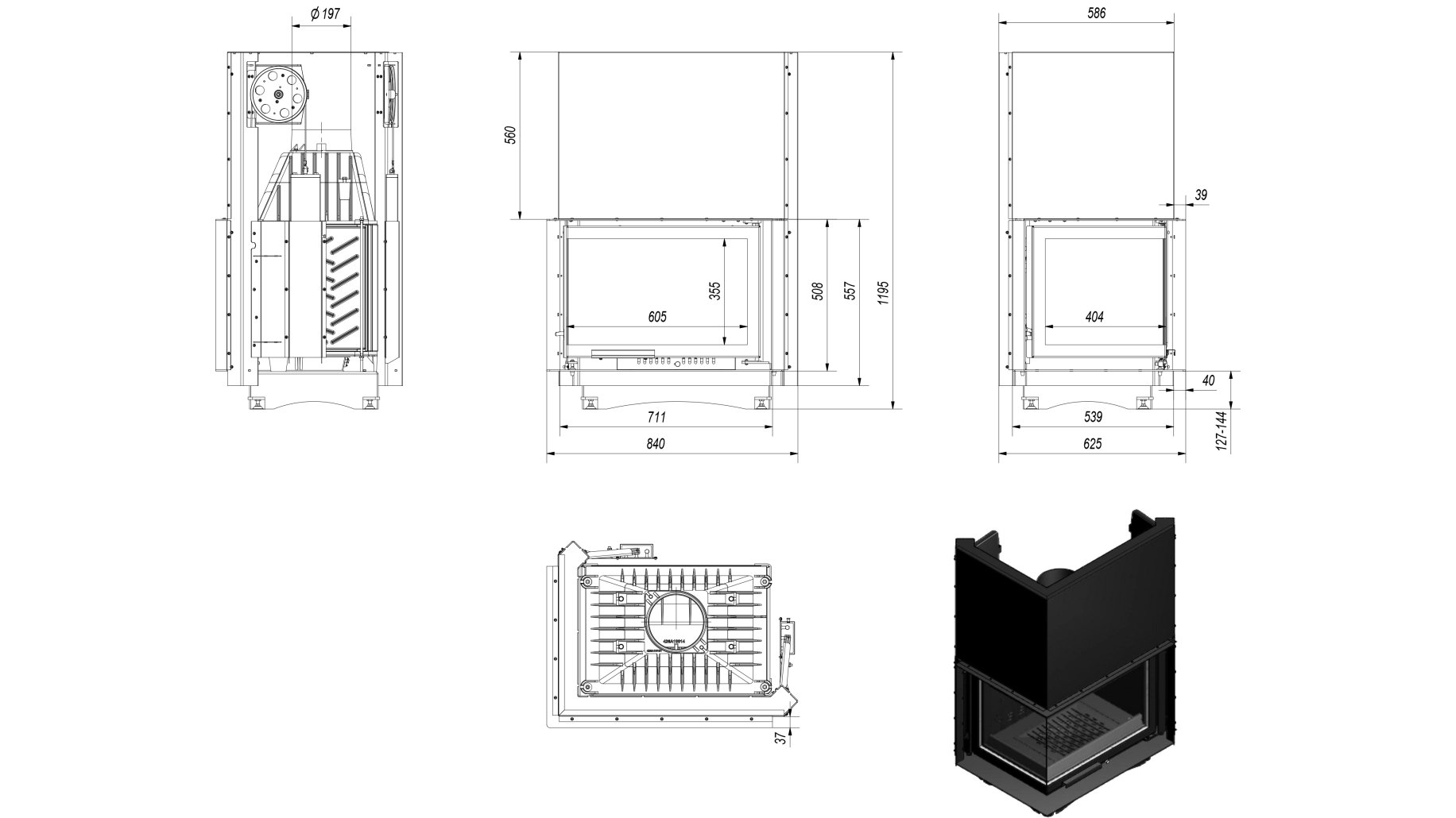 Z160 Sticla Stanga + Deschidere Verticala, cu sistem lift