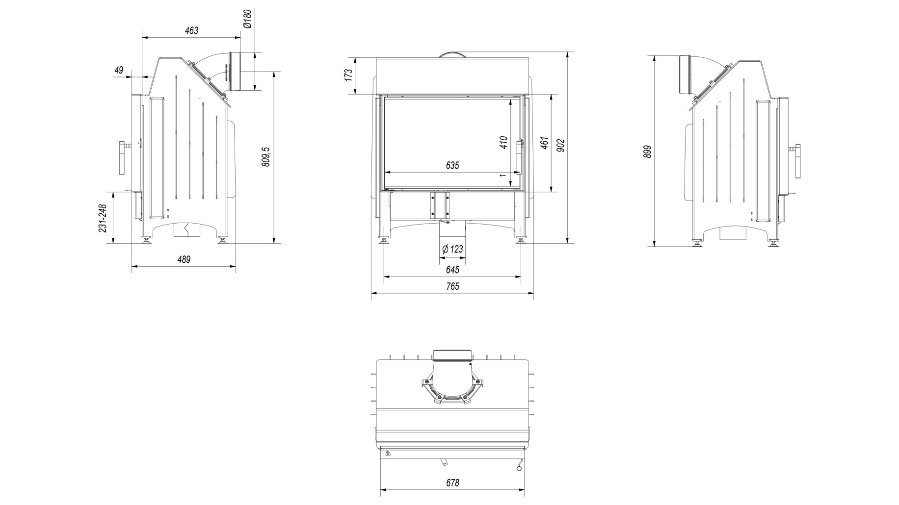 Z110 DECO Samota Neagra