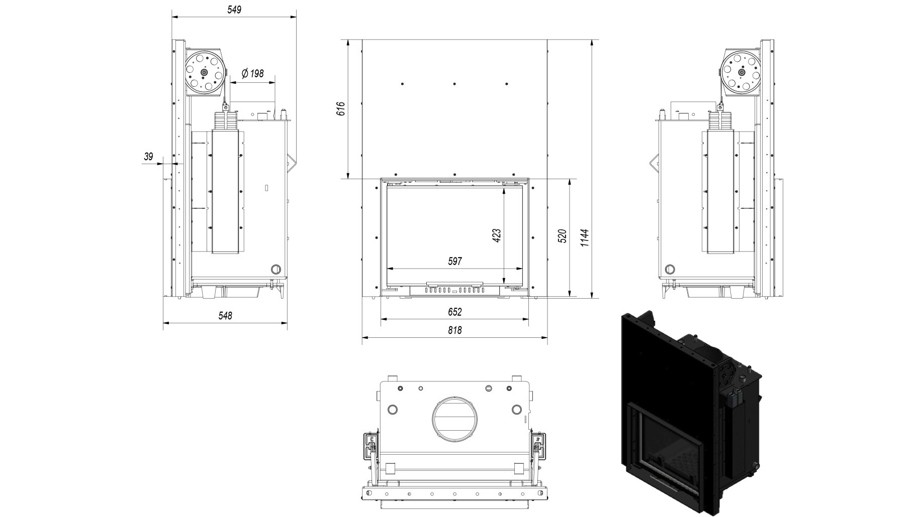 Z150 Deschidere Verticala cu sistem lift