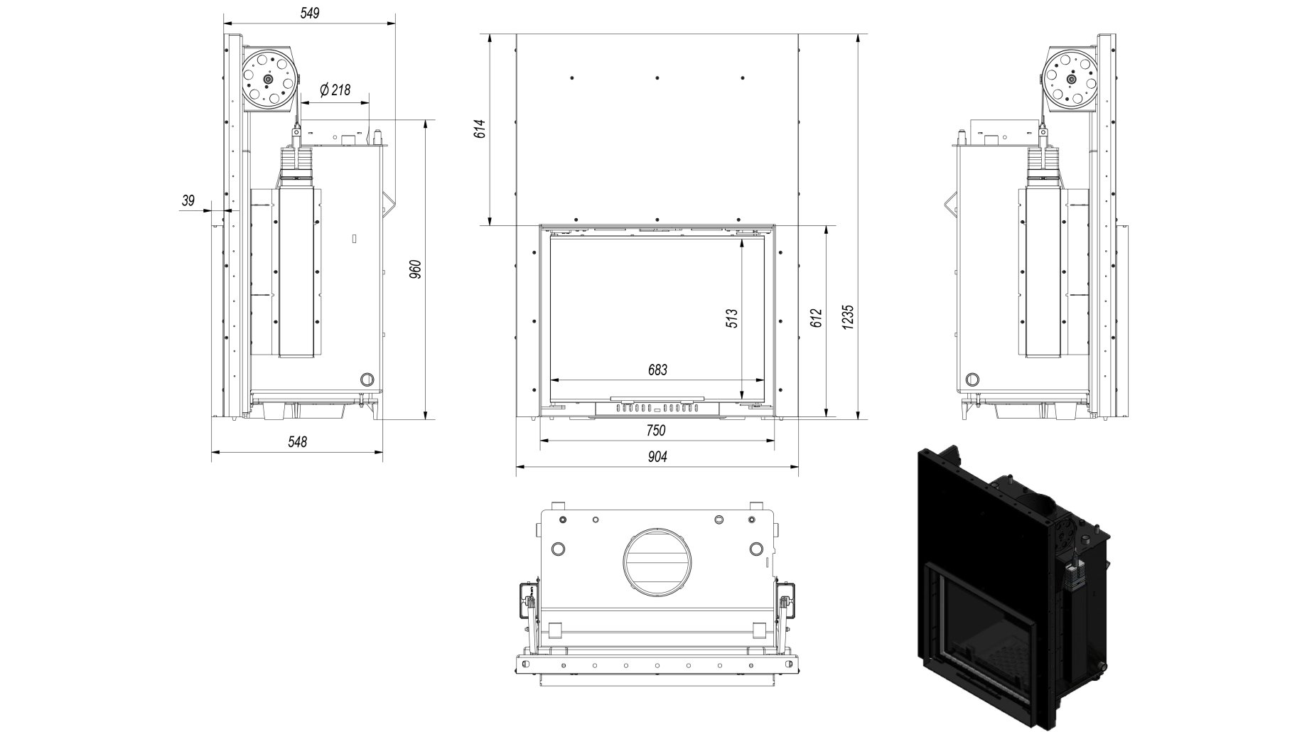 A300 Deschidere Verticala cu sistem lift