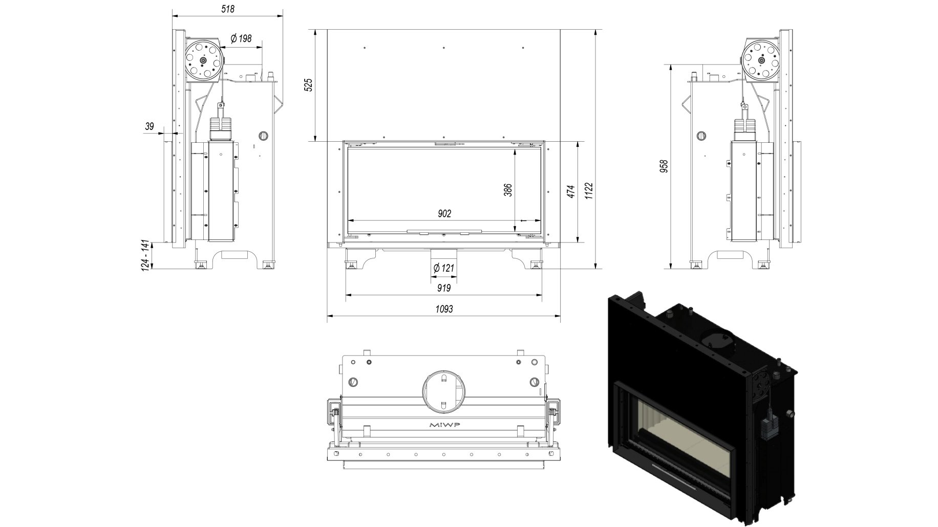 ML240 Deschidere Verticala cu sistem lift