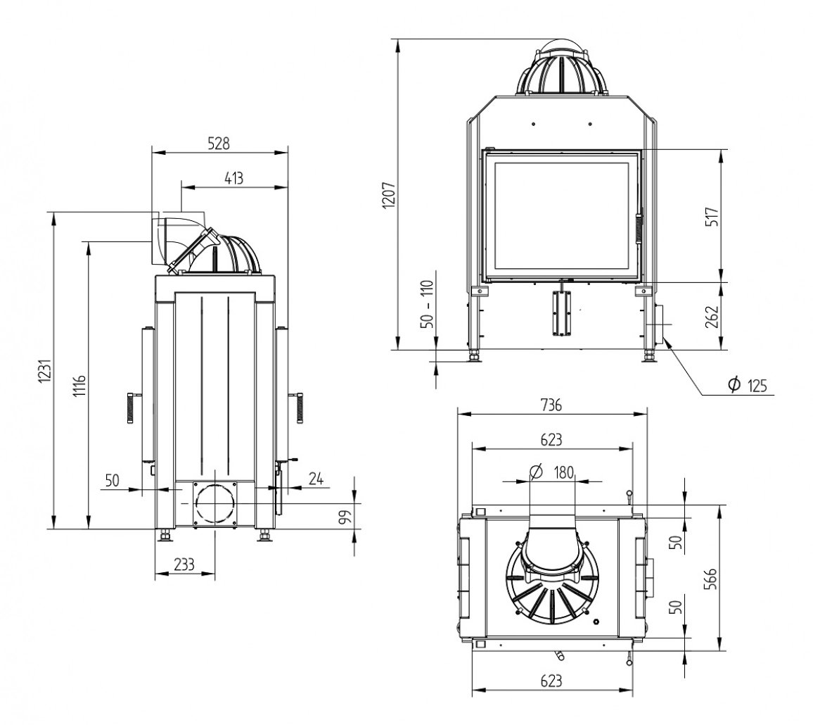 HAKA 63/51T - Tunel + Cupola