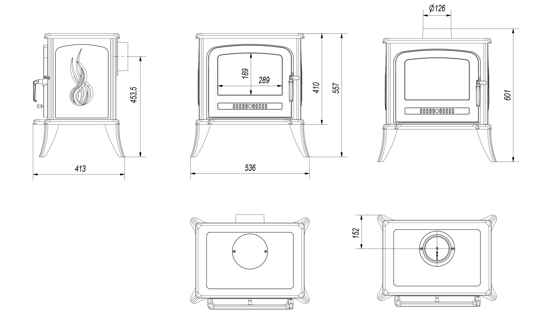 Soba K7 / 5-8kw cu Ventilator Turbo