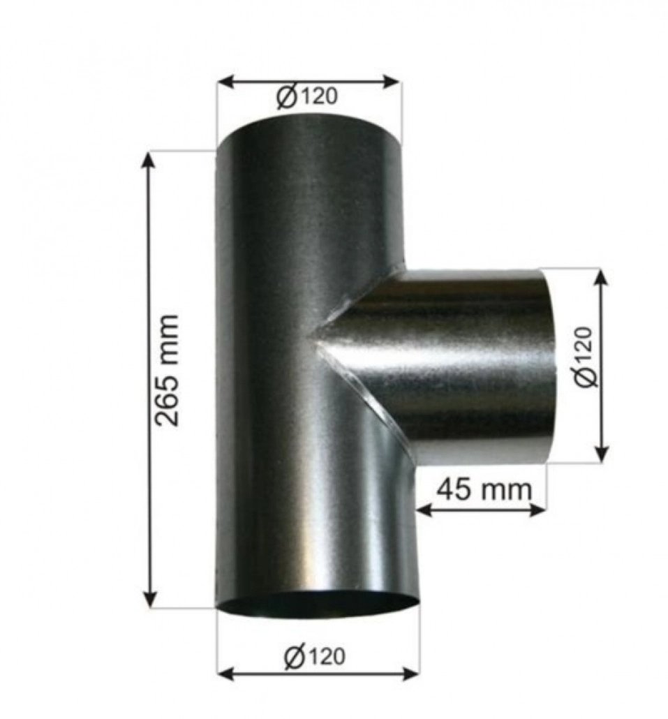 RAMIFICATIE T fi 100 / fi 125 / fi 150 - TT100 / TT125 / TT 150